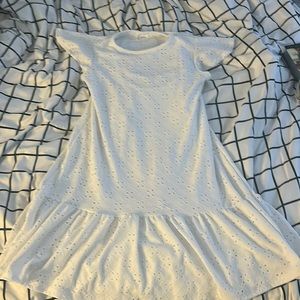White dress fits women xs to teen L